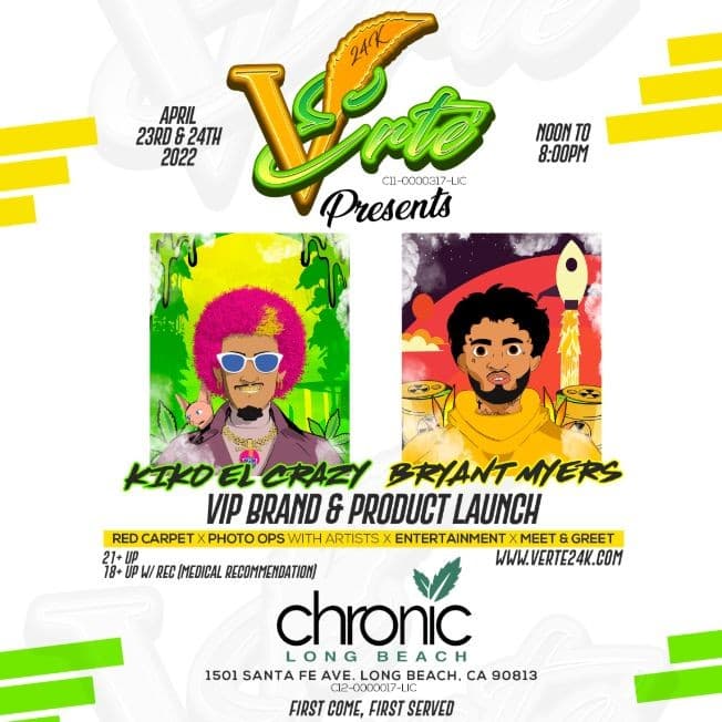 Event - Verte 24K Brand & Product Launch. - Long Beach, California - April 23, 2022 | concert tickets