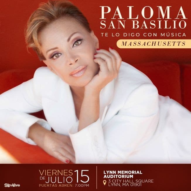 Event - PALOMA SAN BASILIO EN CONCIERTO ! LYNN MASSACHUSETTS CANCELLED - Lynn, Massachusetts - July 15, 2022 | concert tickets
