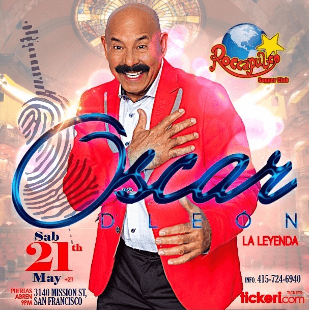 Event - OSCAR D' LEON EN CONCIERTO ! SAN FRANCISCO CALIFORNIA - San Francisco, California - May 21, 2022 | concert tickets