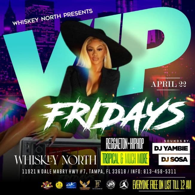 Event - VIP Friday´s - Tampa, Florida - April 22, 2022 | concert tickets