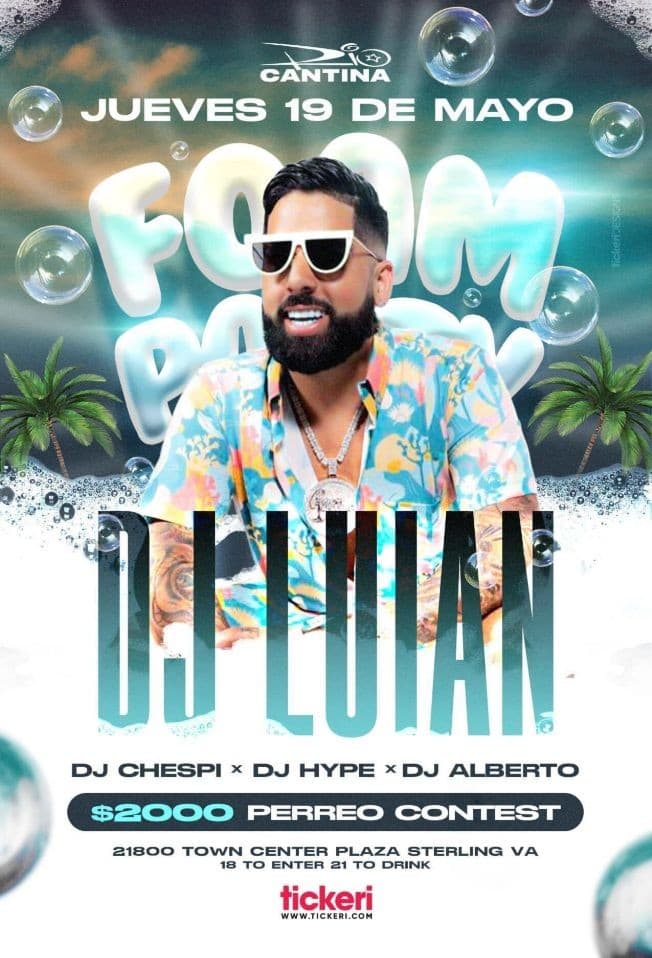 Event - DJ LUIAN  EN VIVO ! STERLING  VIRGINIA - Sterling, Virginia - May 19, 2022 | concert tickets