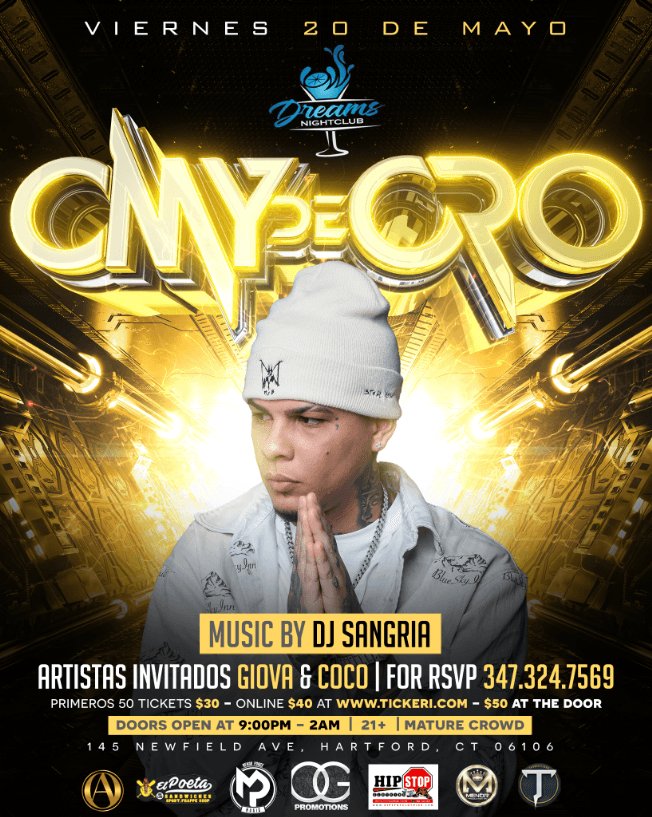 Event - Omy “De oro” En Vivo! Hartford, CT - Hartford, Connecticut - May 20, 2022 | concert tickets