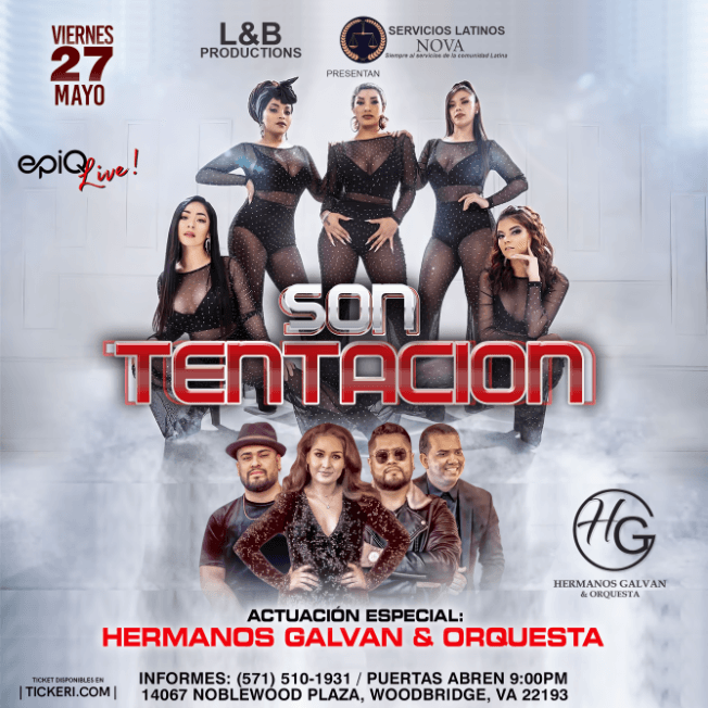 Event - SON TENTACION EN WOODBRIDGE VA - Woodbridge, Virginia - May 27, 2022 | concert tickets