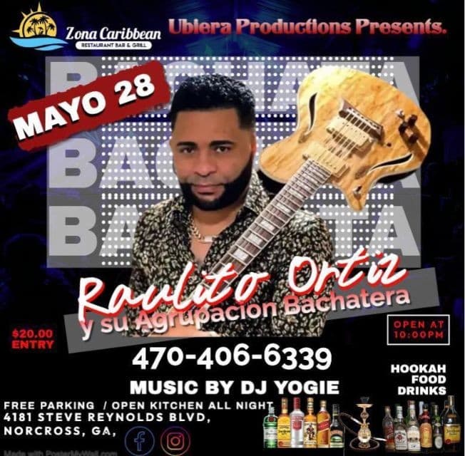 Event - RAULITO ORTIZ  EN CONCIERTO ! NORCROSS GEORGIA - Norcross, Georgia - May 28, 2022 | concert tickets