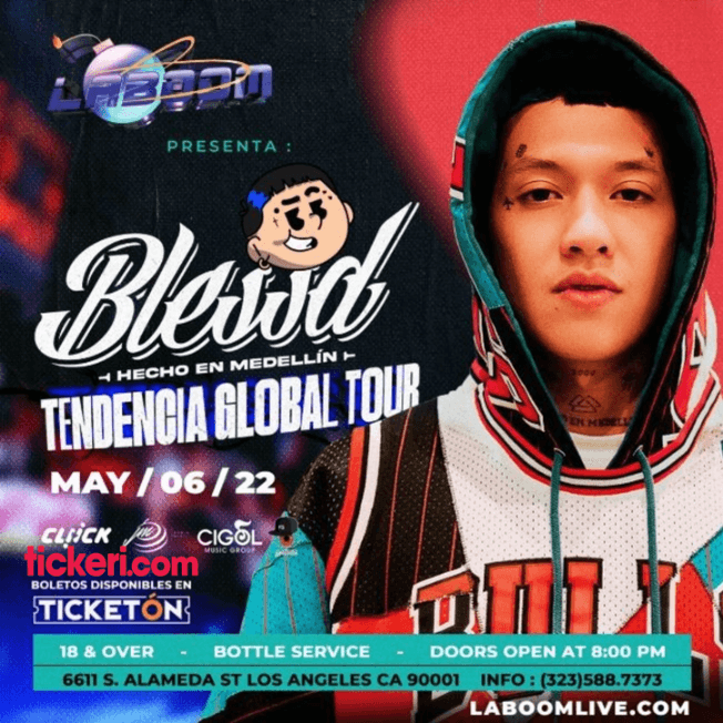 Event - Blessd - Los Angeles, California - 6 de mayo de 2022 | concert tickets