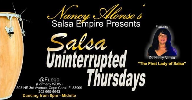 Event - Salsa Uninterrupted - Thursdays in Cape Coral, Florida - CAPE CORAL, Florida - May 19, 2022 | concert tickets
