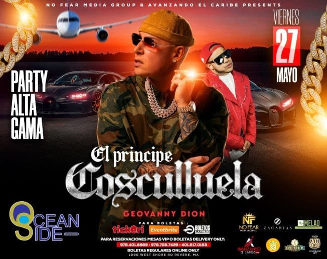Event - COSCULLUELA EN  OCEANSIDE REVERE MA USA TOUR 2022 - Revere, Massachusetts - May 27, 2022 | concert tickets