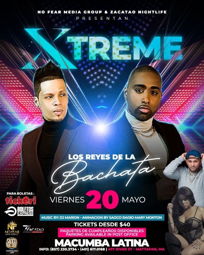 Event - Xtreme Reunion tour Macumba Boston - Boston, Massachusetts - May 20, 2022 | concert tickets