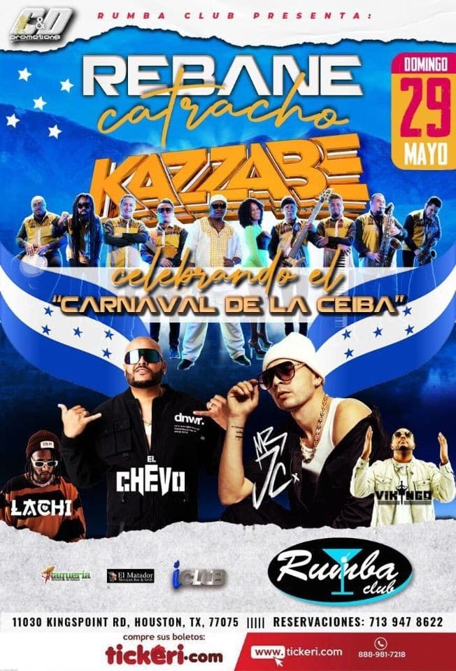 Event - KAZZABE EN CONCIERTO! HOUSTON TEXAS - Houston, Texas - May 29, 2022 | concert tickets