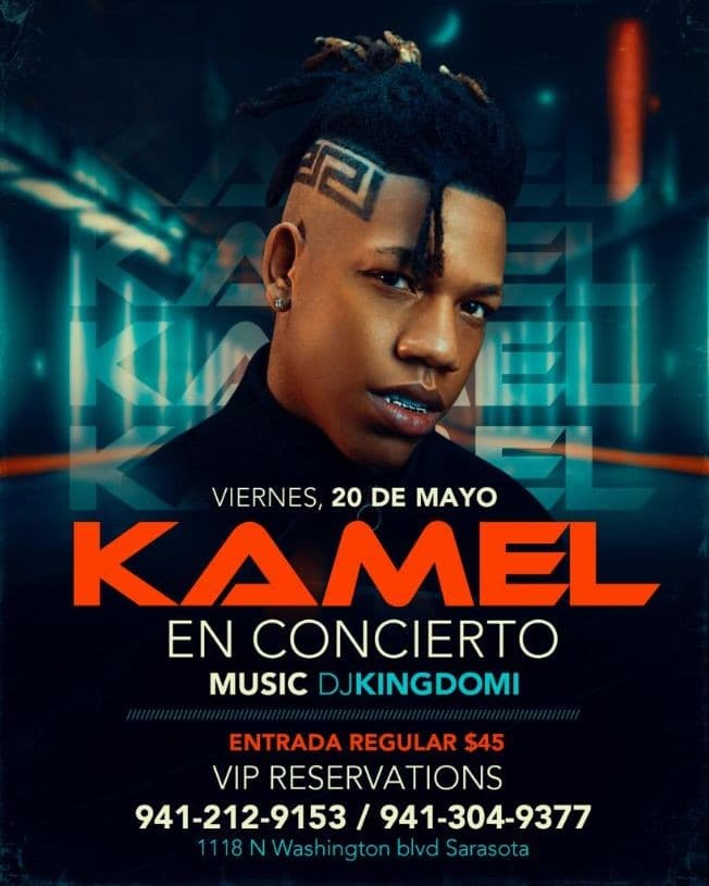 Event - EL KAMEL - Sarasota, Florida - May 20, 2022 | concert tickets