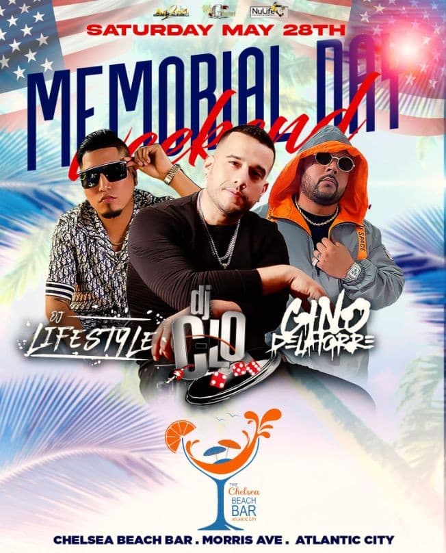 Event - Memorial Day Weekend Beach Party At Chelsea Beach Bar - Atlantic City, New Jersey - May 28, 2022 | concert tickets