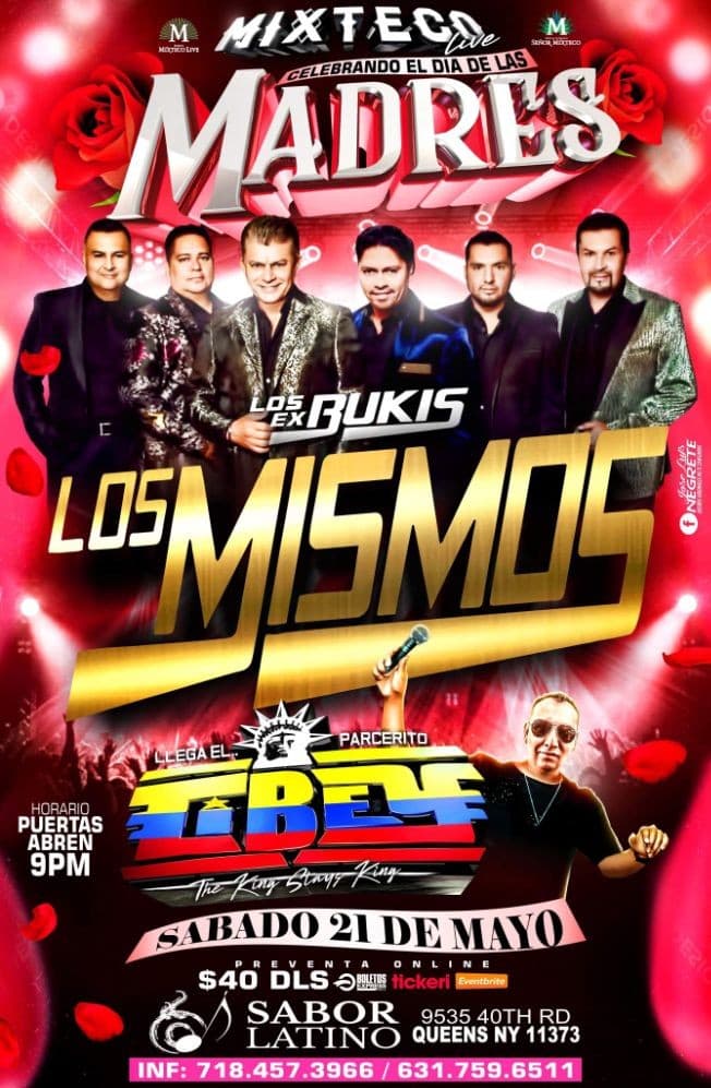 Event - LOS MISMOS & CBEY ! NEW YORK - Queens, New York - May 21, 2022 | concert tickets