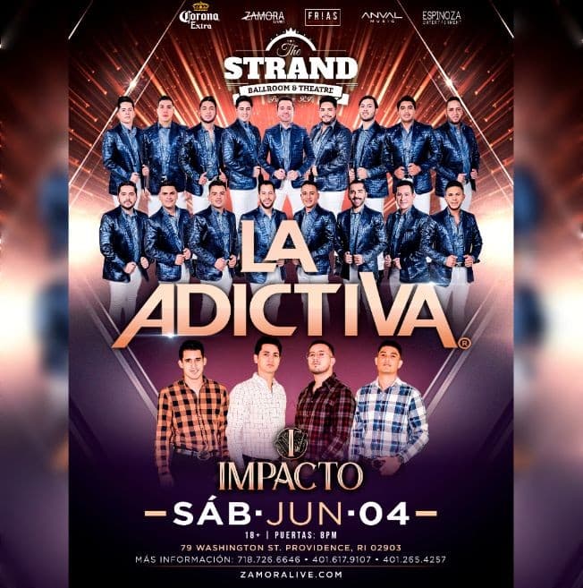 Event - Banda La Adictiva, Impacto Norteño en Providence, RI - Providence, Rhode Island - June 4, 2022 | concert tickets