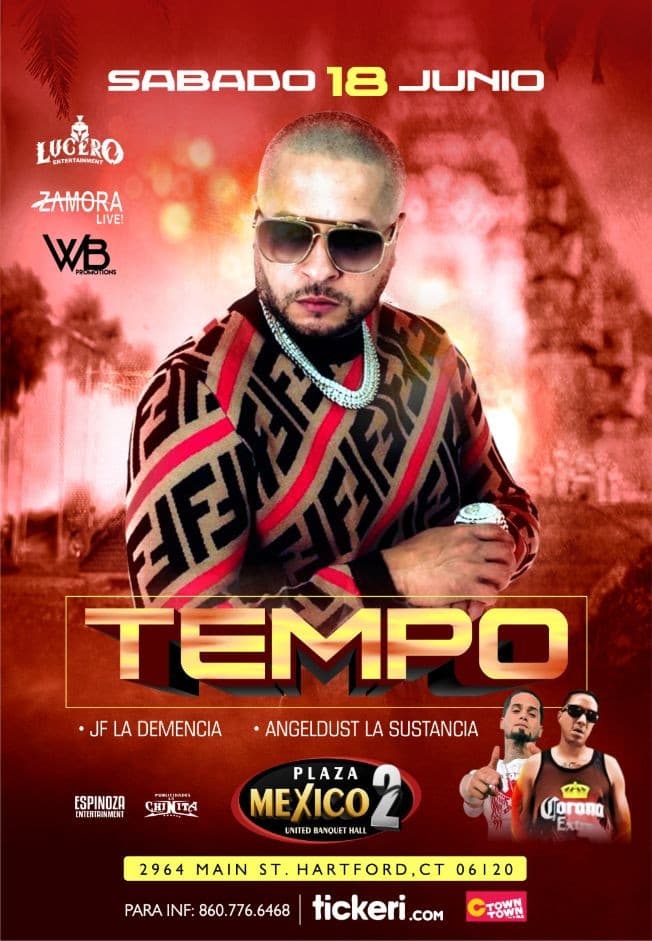 Event - TEMPO live in Hartford, CT - Hartford, Connecticut - June 18, 2022 | concert tickets