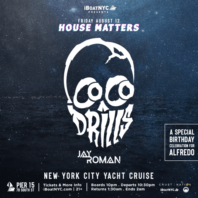 Event - House Matters: COCODRILLS Yacht Party NYC - New York, New York - August 12, 2022 | concert tickets