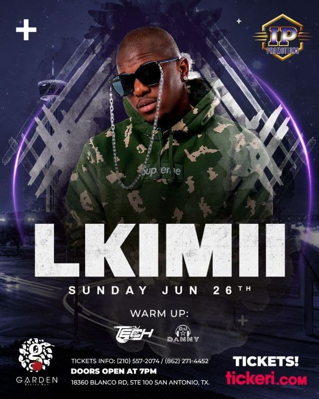 Event - LKIMII EN CONCIERTO ! SAN ANTONIO TEXAS - San Antonio, Texas - June 26, 2022 | concert tickets