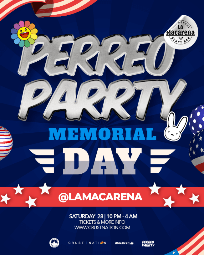 Event - PERREO PARRTY : Reggaeton & Latin Party | Memorial Day Saturday NYC - New York, New York - May 28, 2022 | concert tickets