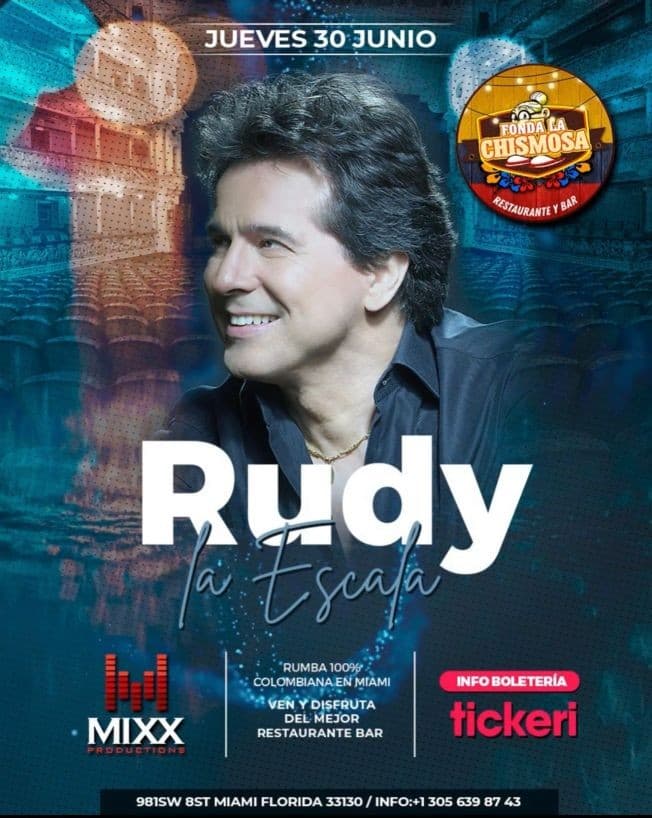 Event - RUDY LA SCALA EN CONCIERTO ! MIAMI FLORIDA - Miami, Florida - June 30, 2022 | concert tickets