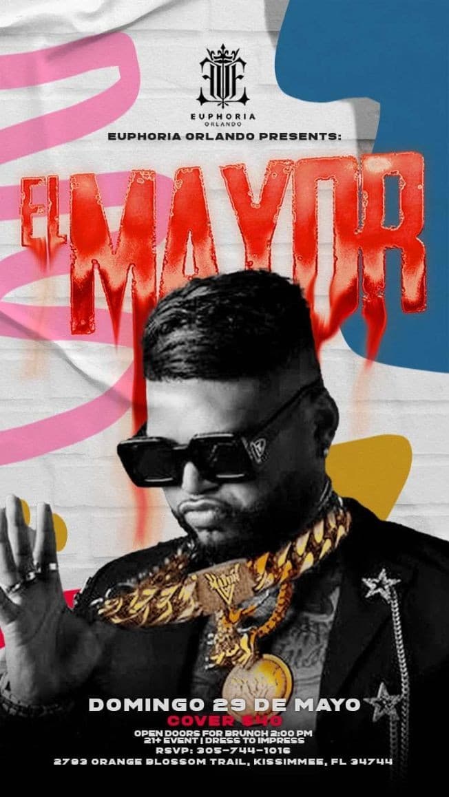 Event - AFTER BRUNCH CON EL MAYOR - Kissimmee, Florida - May 29, 2022 | concert tickets