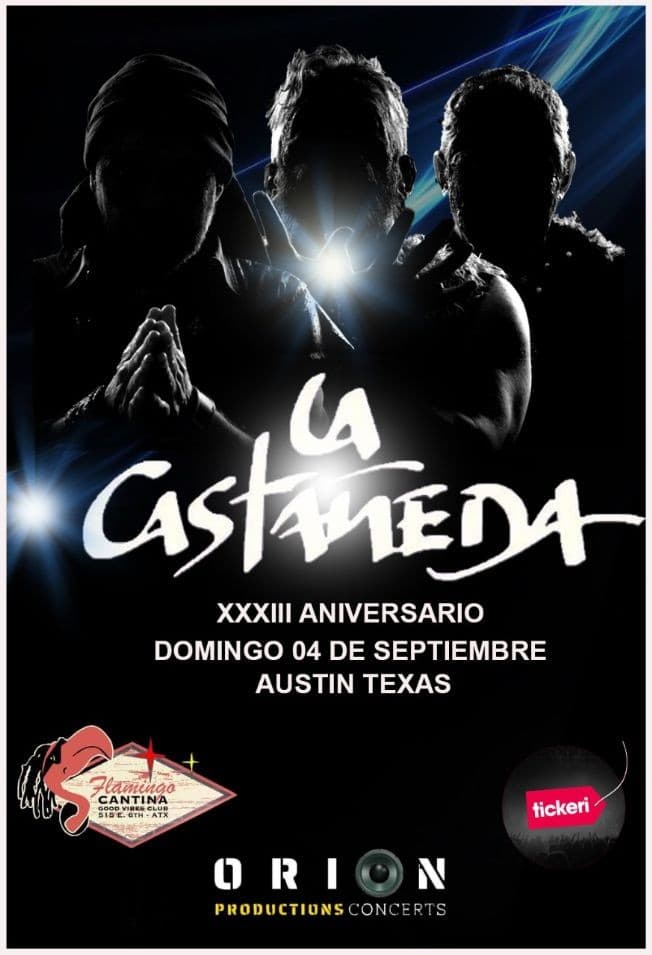 Event - La CASTAÑEDA EN CONCIERTO, CELEBRANDO SUS 33 ANIVERSARIO. - Austin, Texas - September 4, 2022 | concert tickets