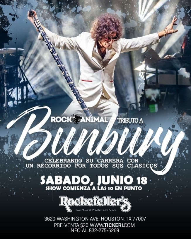 Event - Bunbury - El tributo Houston, Tx - Houston, Texas - June 18, 2022 | concert tickets