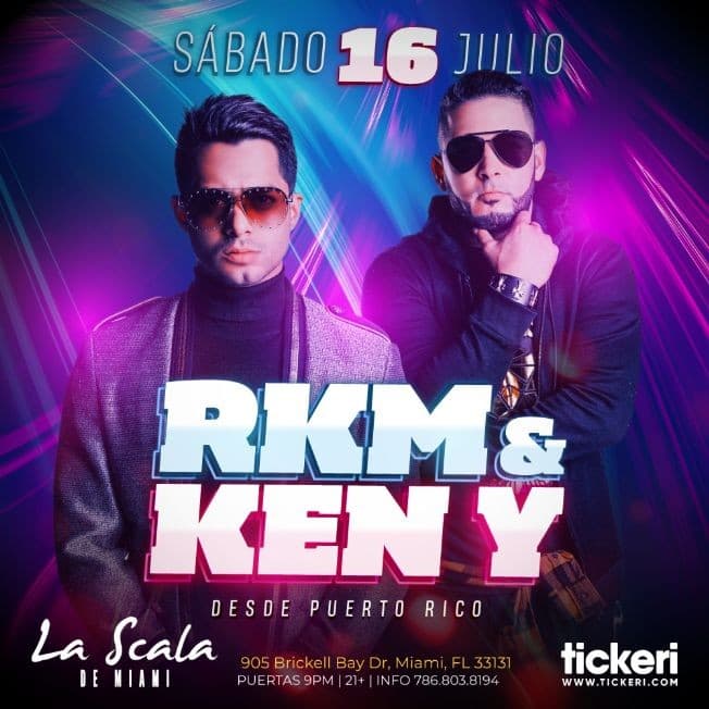 Event - RAKIM & KEN-Y EN MIAMI - Miami, Florida - July 16, 2022 | concert tickets