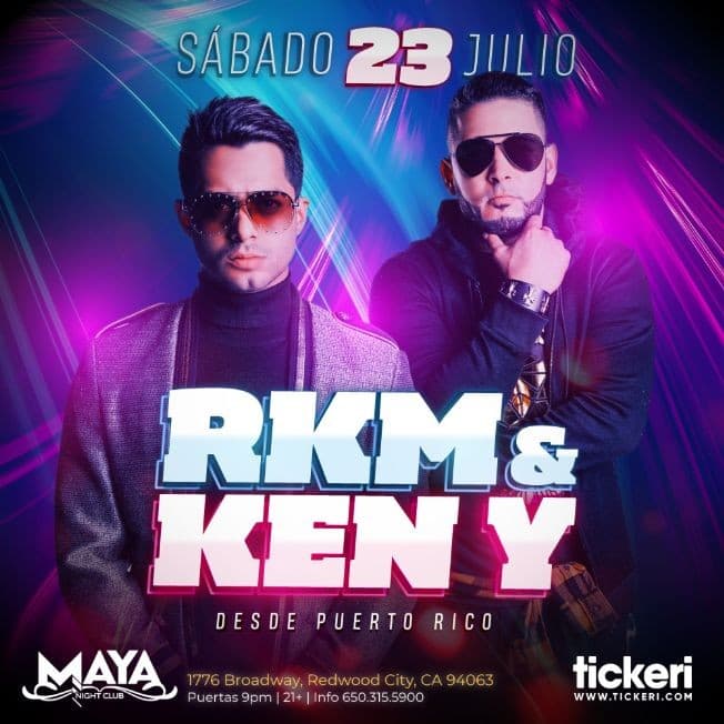 Event - RAKIM & KEN-Y EN REDWOOD CITY - Redwood City, California - July 23, 2022 | concert tickets