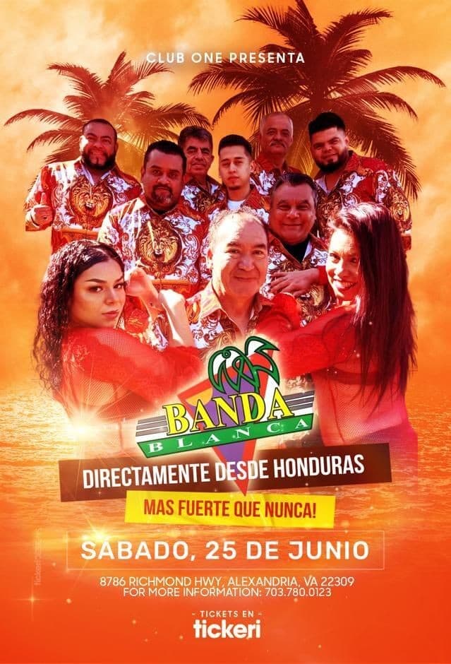 Event - BANDA BLANCA EN CONCIERTO ! ALEXANDRIA VIRGINIA - Alexandria, Virginia - June 25, 2022 | concert tickets