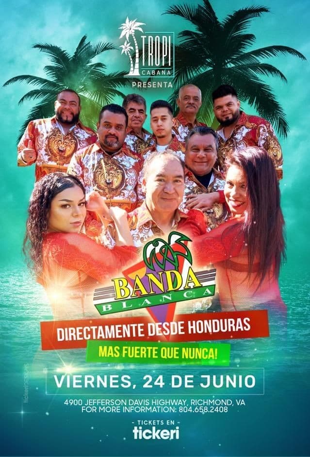 Event - BANDA BLANCA EN CONCIERTO ! RICHMOND VIRGINIA - Richmond, Virginia - June 24, 2022 | concert tickets