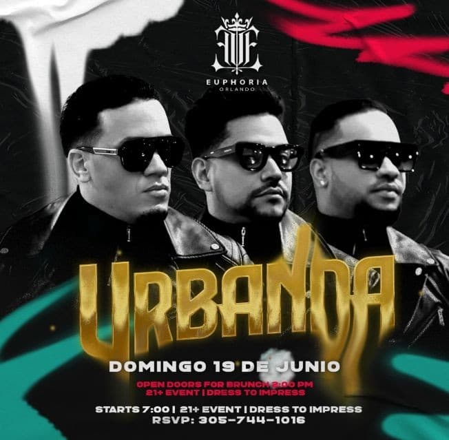 Event - AFTER BRUNCH CON URBANDA - Kissimmee, Florida - June 19, 2022 | concert tickets