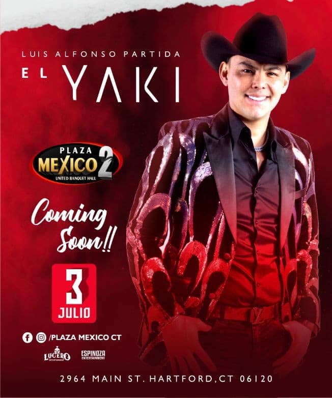 Event - Alfonso Partida El Yaki en Hartford, CT - Hartford, Connecticut - July 3, 2022 | concert tickets