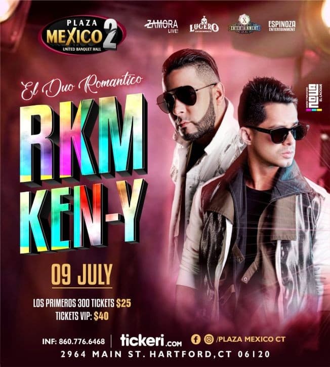 Event - RKM & KEN-Y en vivo en Hartford, CT - Hartford, Connecticut - July 9, 2022 | concert tickets
