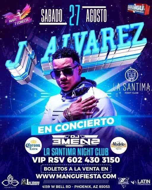 Event - J Alvarez en concierto - Phoenix, Arizona - 27 de agosto de 2022 | concert tickets