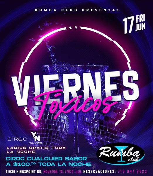 Event - VIERNES TOXICOS, HOUSTON TEXAS - Houston, Texas - 17 de junio de 2022 | concert tickets
