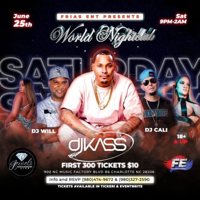 Event - DJ Kass - Charlotte, North Carolina - June 25, 2022 | concert tickets