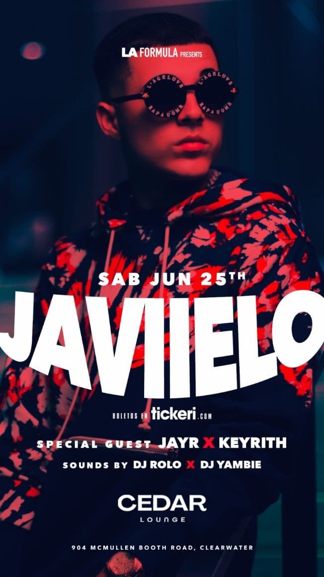 Event - Javiielo Live In Concert - Clearwater, Florida - June 25, 2022 | concert tickets