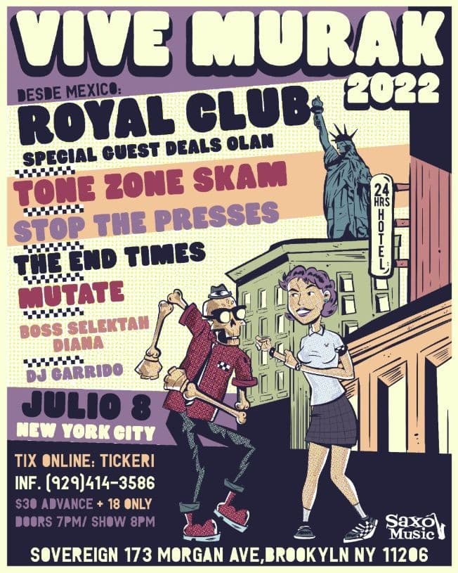 Event - VIVE MURAK 2022 "Royal Club" - Brooklyn, New York - July 8, 2022 | concert tickets