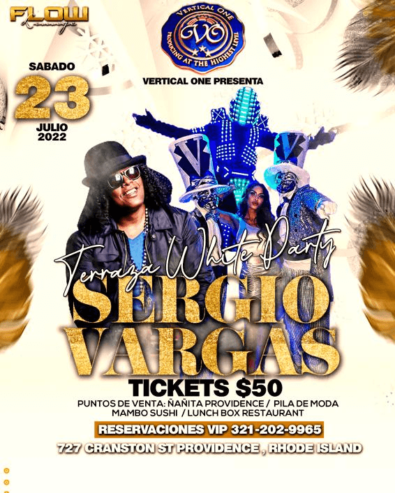 Event - SERGIO VARGAS  EN CONCIERTO ! PROVIDENCE RHODE ISLAND - Providence, Rhode Island - July 23, 2022 | concert tickets