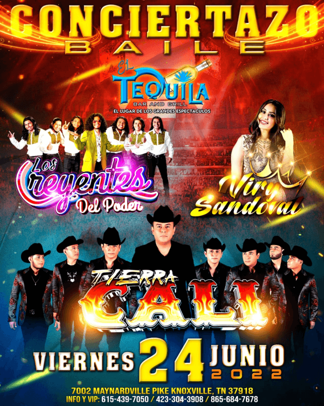 Event - LOS CREYENTES DEL PODER , TIERRA CALI , EN VIVO ! KNOXVILLE TENNESSEE - Knoxville, Tennessee - June 24, 2022 | concert tickets