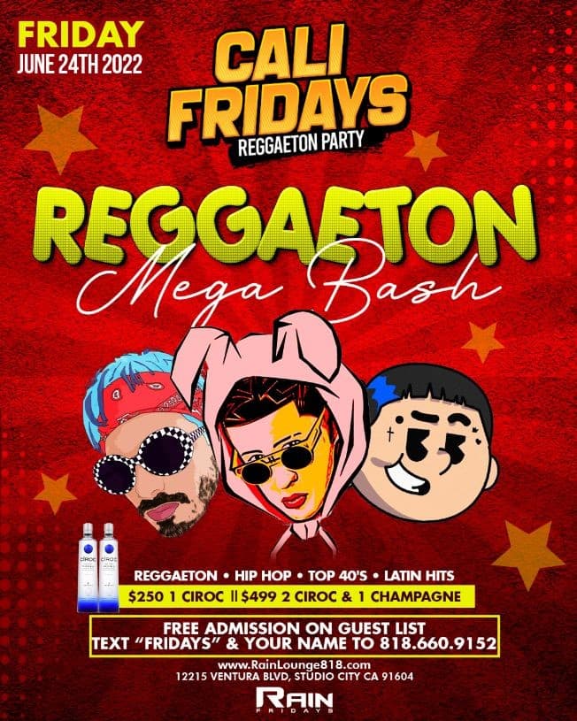 Event - REGGAETON MEGA BASH en LOS ANGELES! - Los Angeles, California - June 24, 2022 | concert tickets