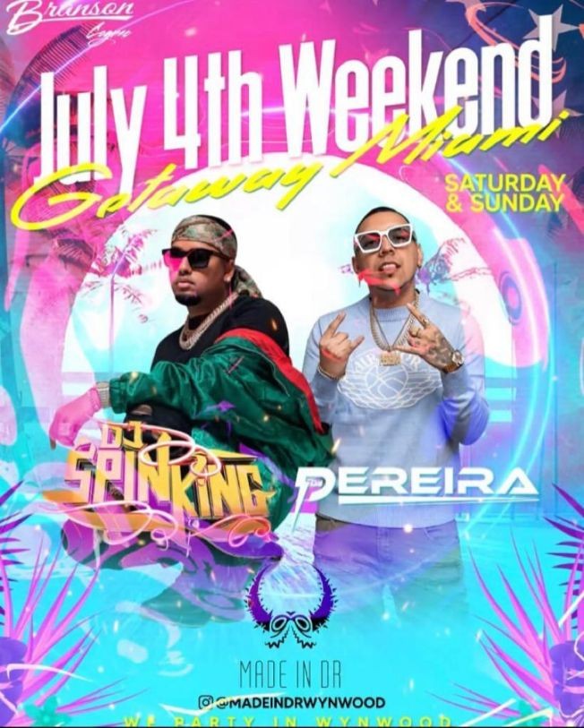 Event - July 4th Weekend Getaway Miami At Made in DR - Miami, Florida - July 2, 2022 | concert tickets