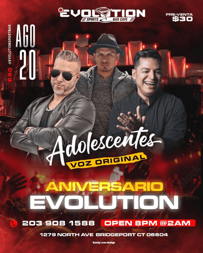 Event - ADOLESCENTES VOZ ORIGINAL EN CONCIERTO ! BRIDGEPORT CONNECTICUT - Bridgeport, Connecticut - August 20, 2022 | concert tickets