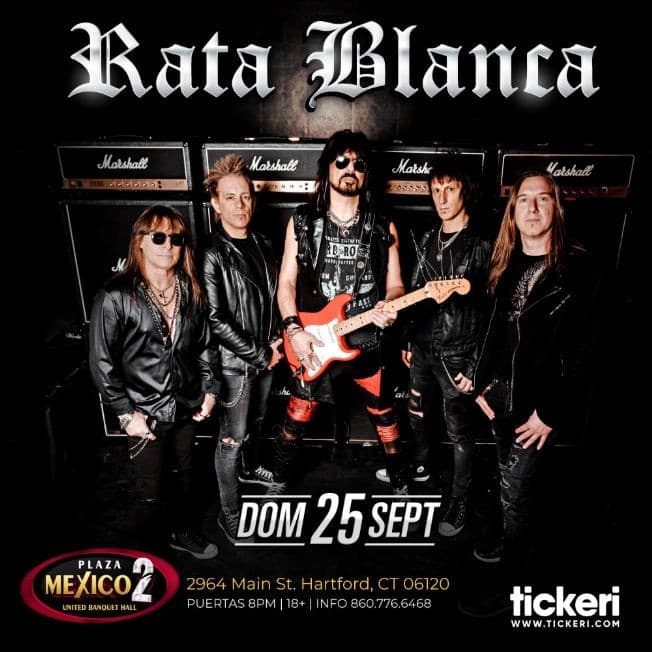 Event - RATA BLANCA EN CONNECTICUT - Hartford, Connecticut - September 25, 2022 | concert tickets