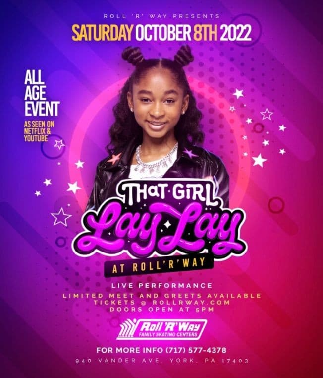 Event - THAT GIRL LAY LAY LIVE PERFORMANCE ! YORK PENNSYLVANIA - York, Pennsylvania - October 8, 2022 | concert tickets