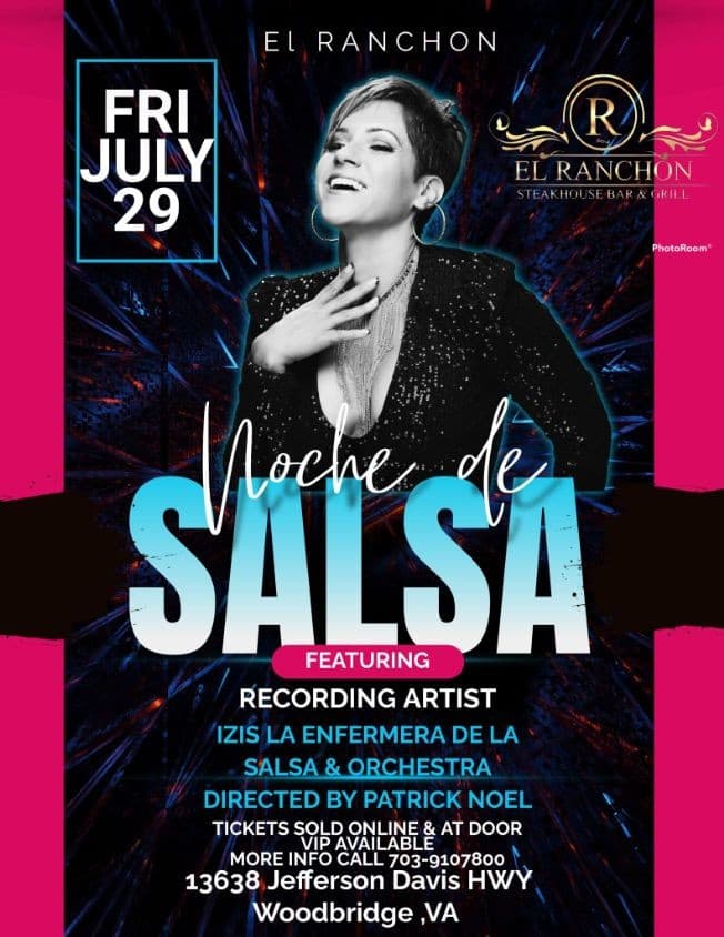 Event - NOCHE DE SALSA EN VIVO ! WOODBRDGE VIRGINIA - Woodbridge, Virginia - July 29, 2022 | concert tickets