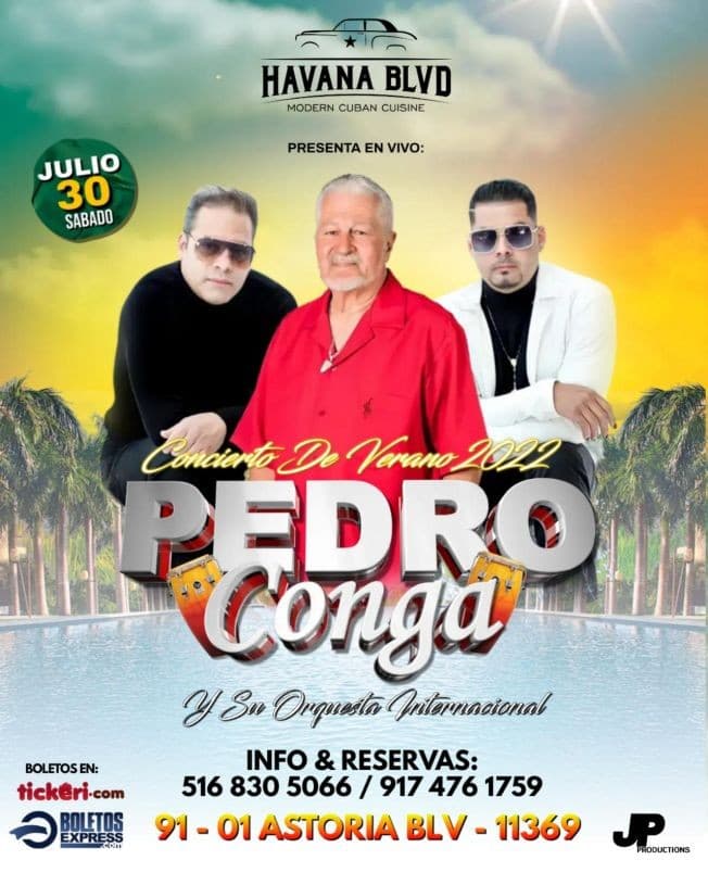 Event - PEDRO CONGA Y SU ORQUESTA INTERNACIONAL EN CONCIERTO !  QUEENS NEW YORK - Queens, New York - 30 de julio de 2022 | concert tickets