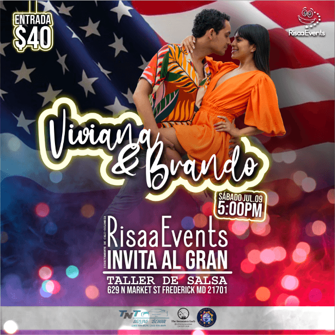 Event - MASTER CLASS NUEVA 2022 CON BRANDO PEREZ Y VIVIANA VARGAS I SALSA CALEÑA TALLER EN VIVO - Frederick, Maryland - July 9, 2022 | concert tickets