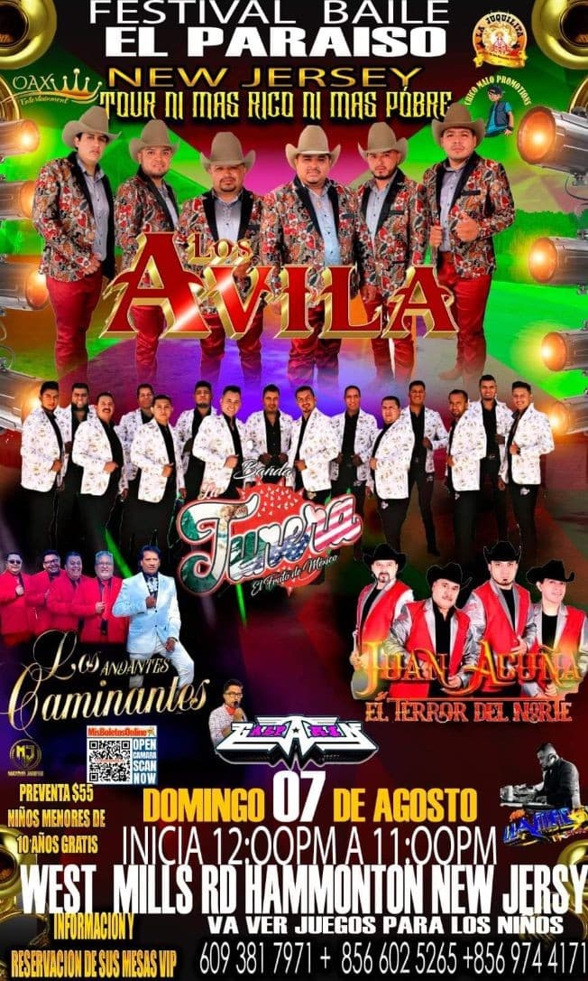 Event - Los Avila - Hammonton, New Jersey - August 7, 2022 | concert tickets