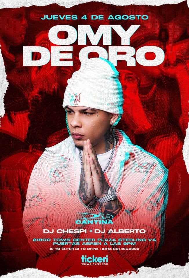 Event - OMY DE ORO ! STERLING VIRGINIA - Sterling, Virginia - August 4, 2022 | concert tickets