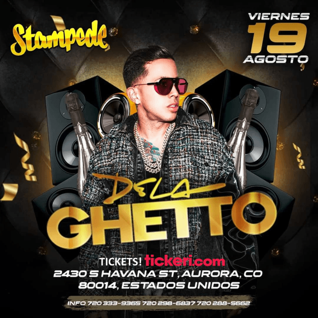 Event - DE LA GHETTO EN CONCIERTO ! AURORA COLORADO - Aurora, Colorado - August 19, 2022 | concert tickets